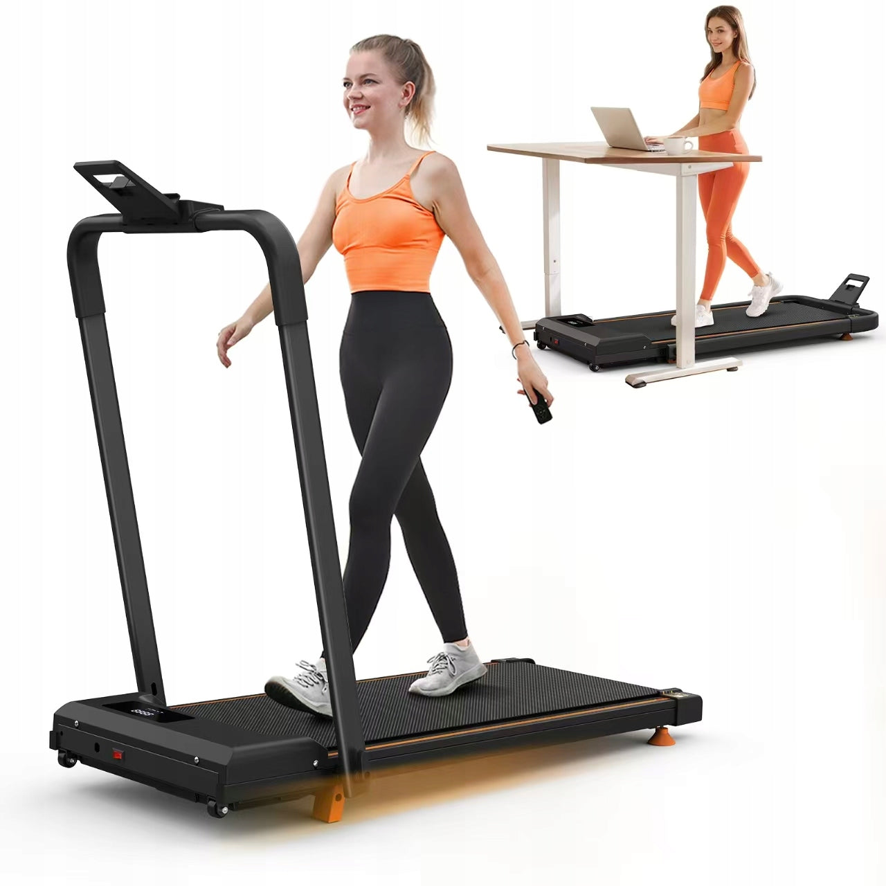 W726P312813 ELECTRIC TREADMILL HOME FITNESS 1-12km/h 120kg 2.5HP LED