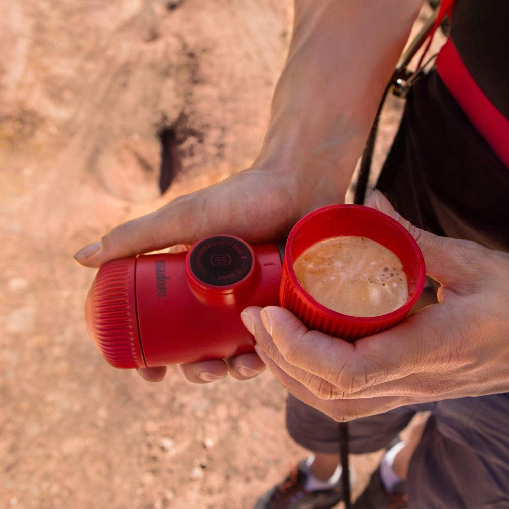 WACACO Nanopresso Portable Espresso Maker 18 Bar Red Brand Wacaco