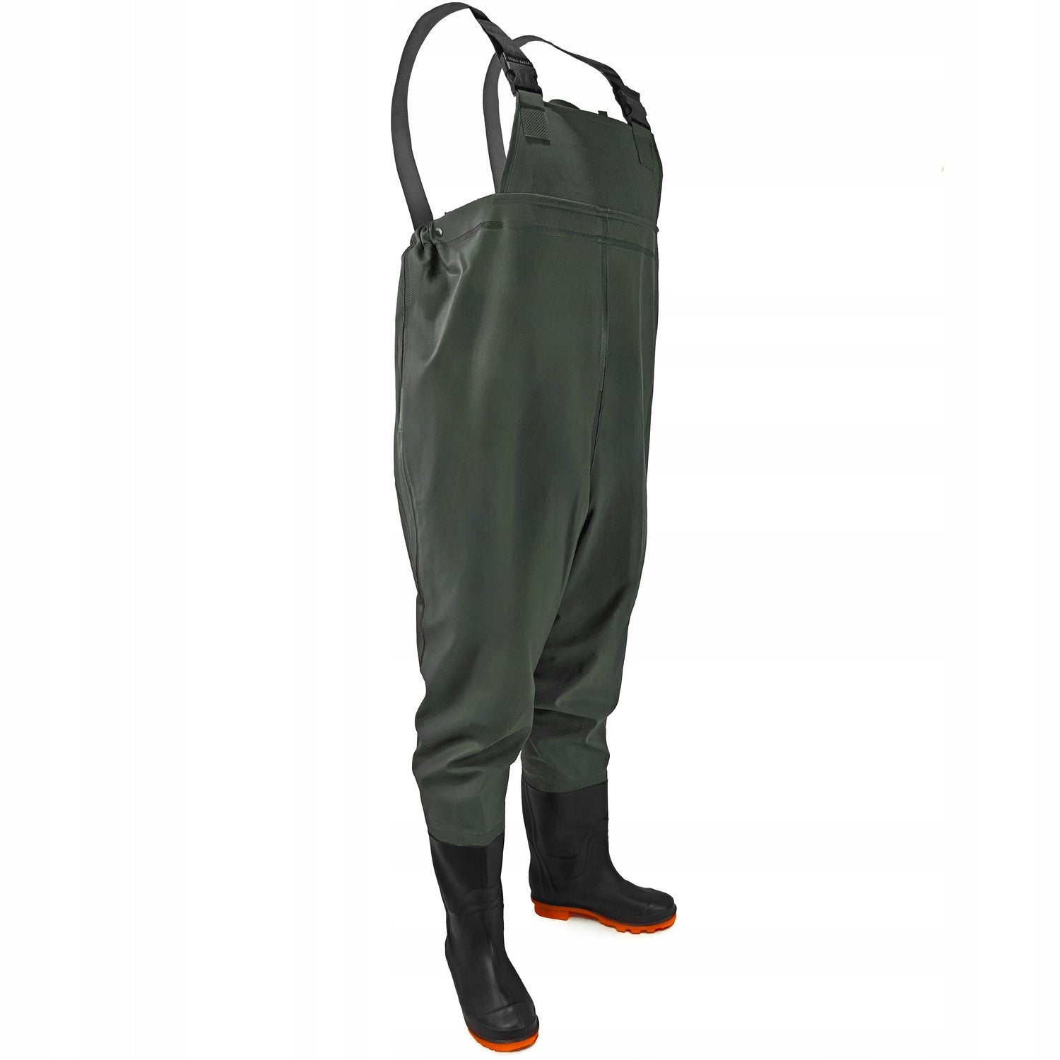 WADERS FISHING TROUSERS rubber bibs OMEGA size 45 Model OMEGA