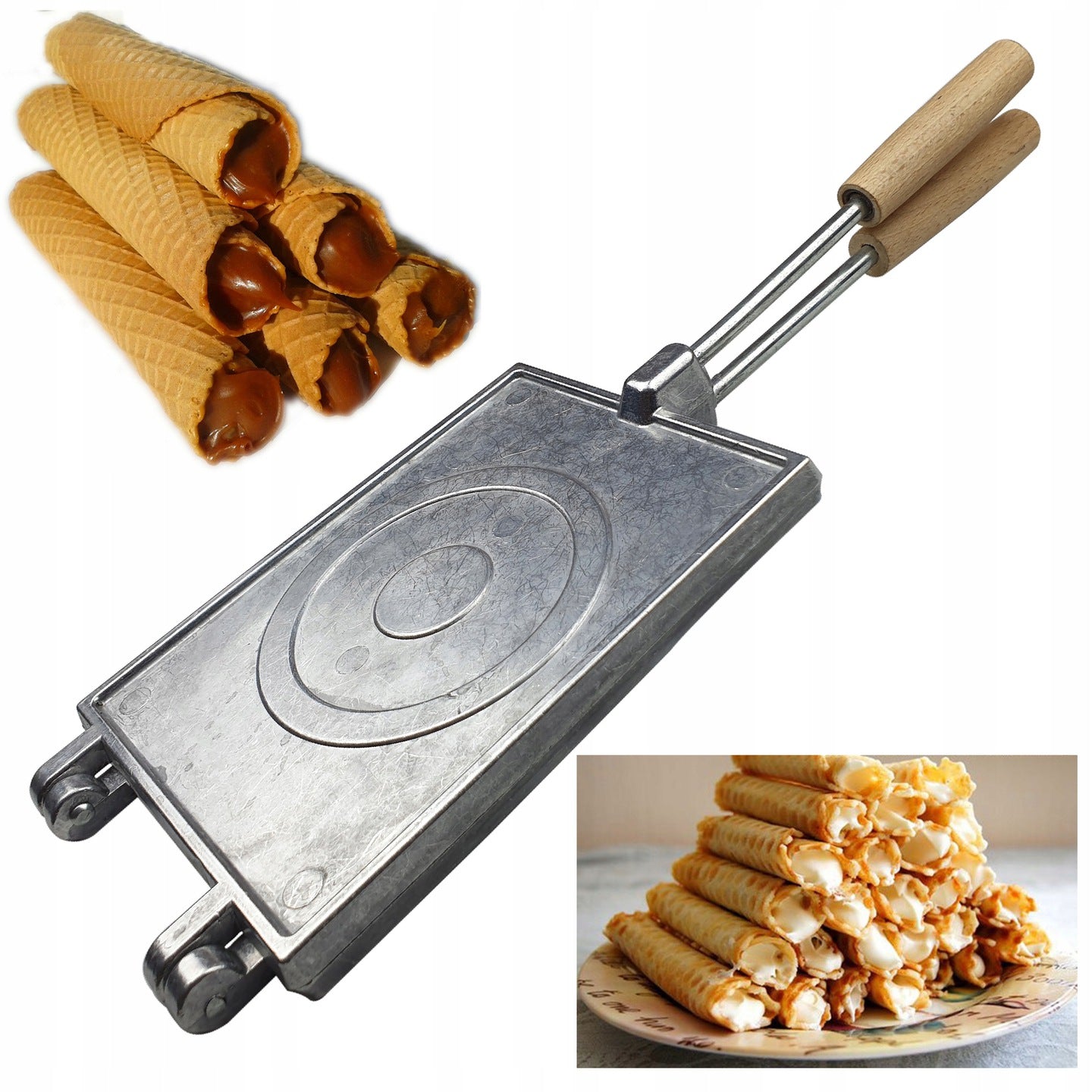 WAFER TOASTER COOKIE MOLD TUBES WAFERS KW peanuts #76 Brand no brand