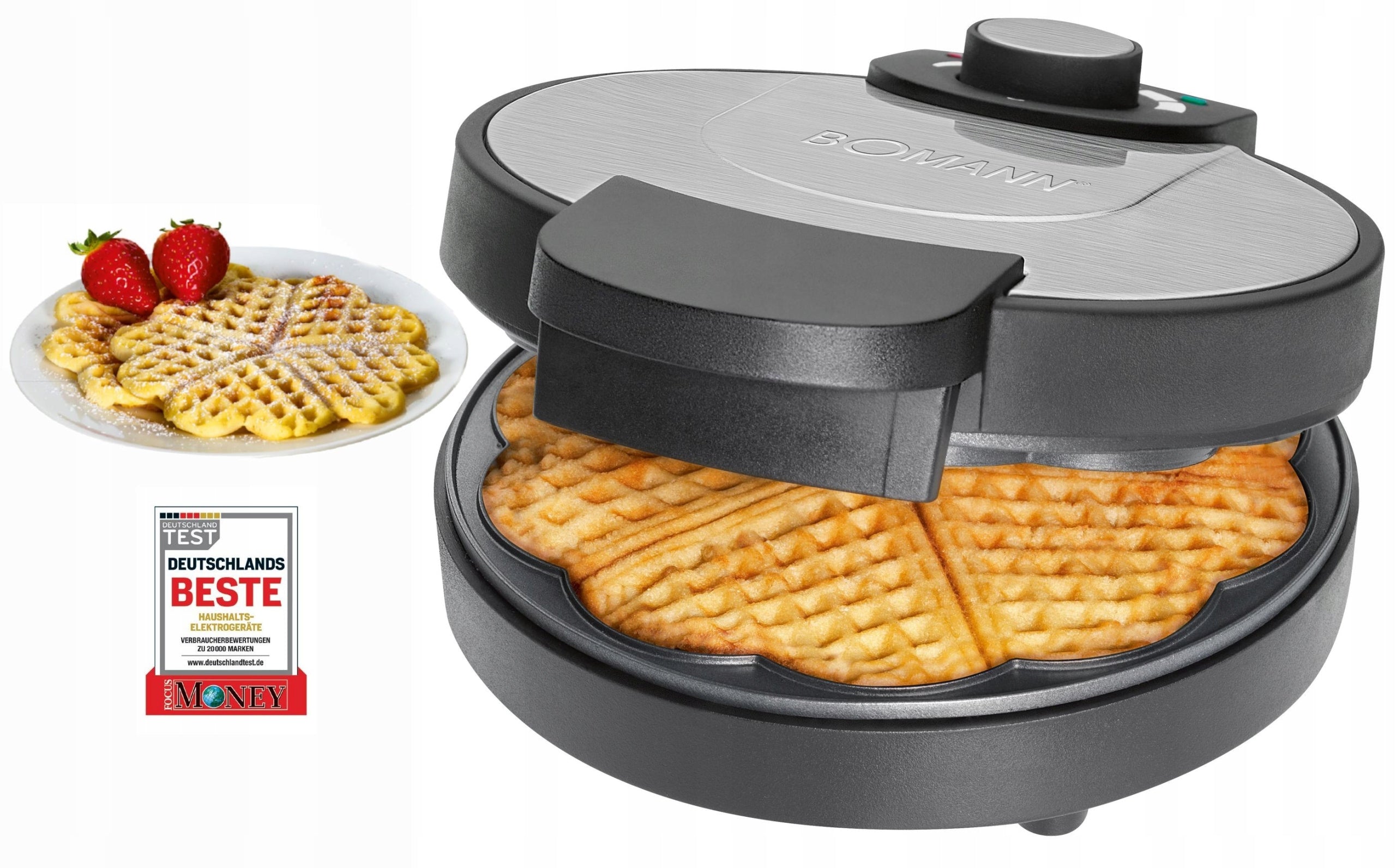 WAFFLE DELICIOUS WAFFLE TOASTER BOMANN