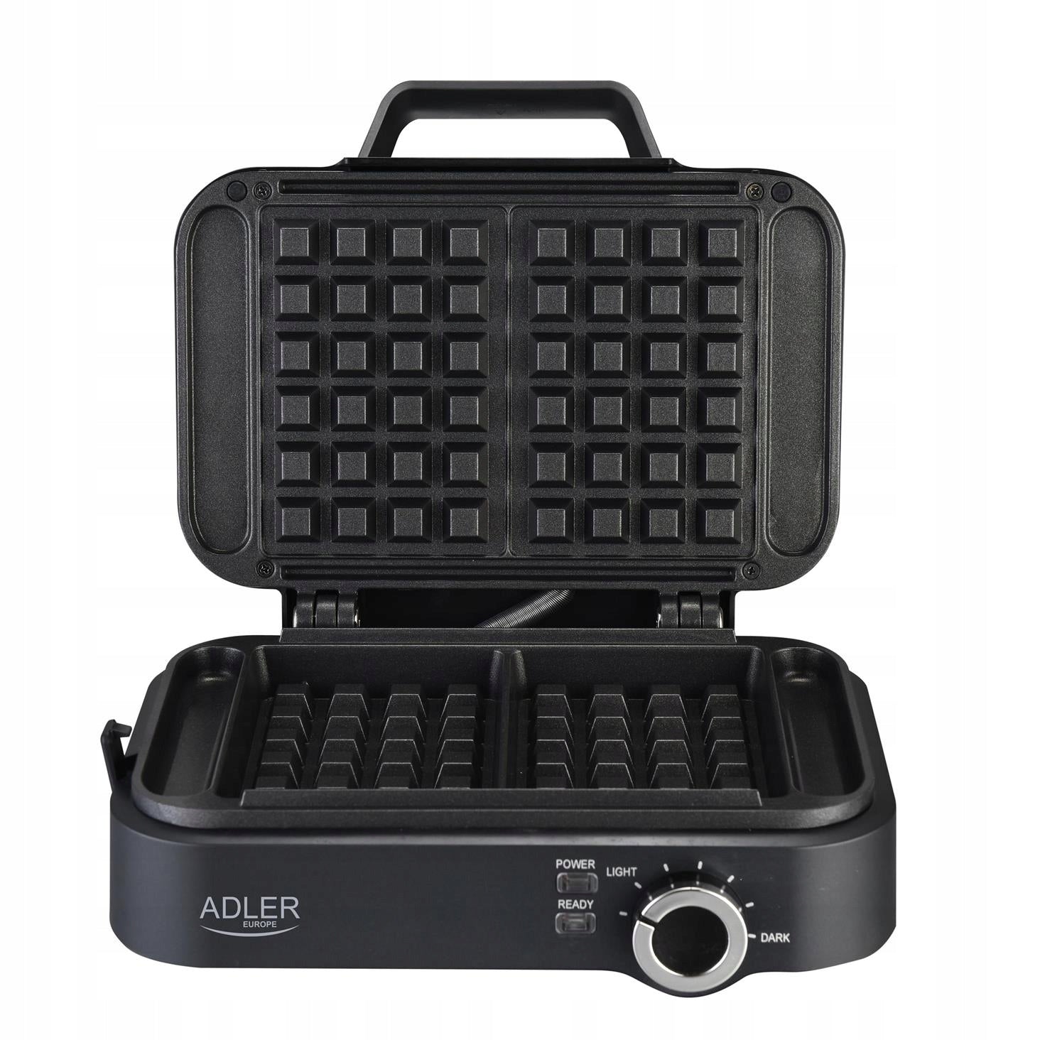 WAFFLE IRON 2000W XXL 2 LARGE WAFFLES TEMPERATURE CONTROL NON-STICK STRONG Manufacturer code ad 3065