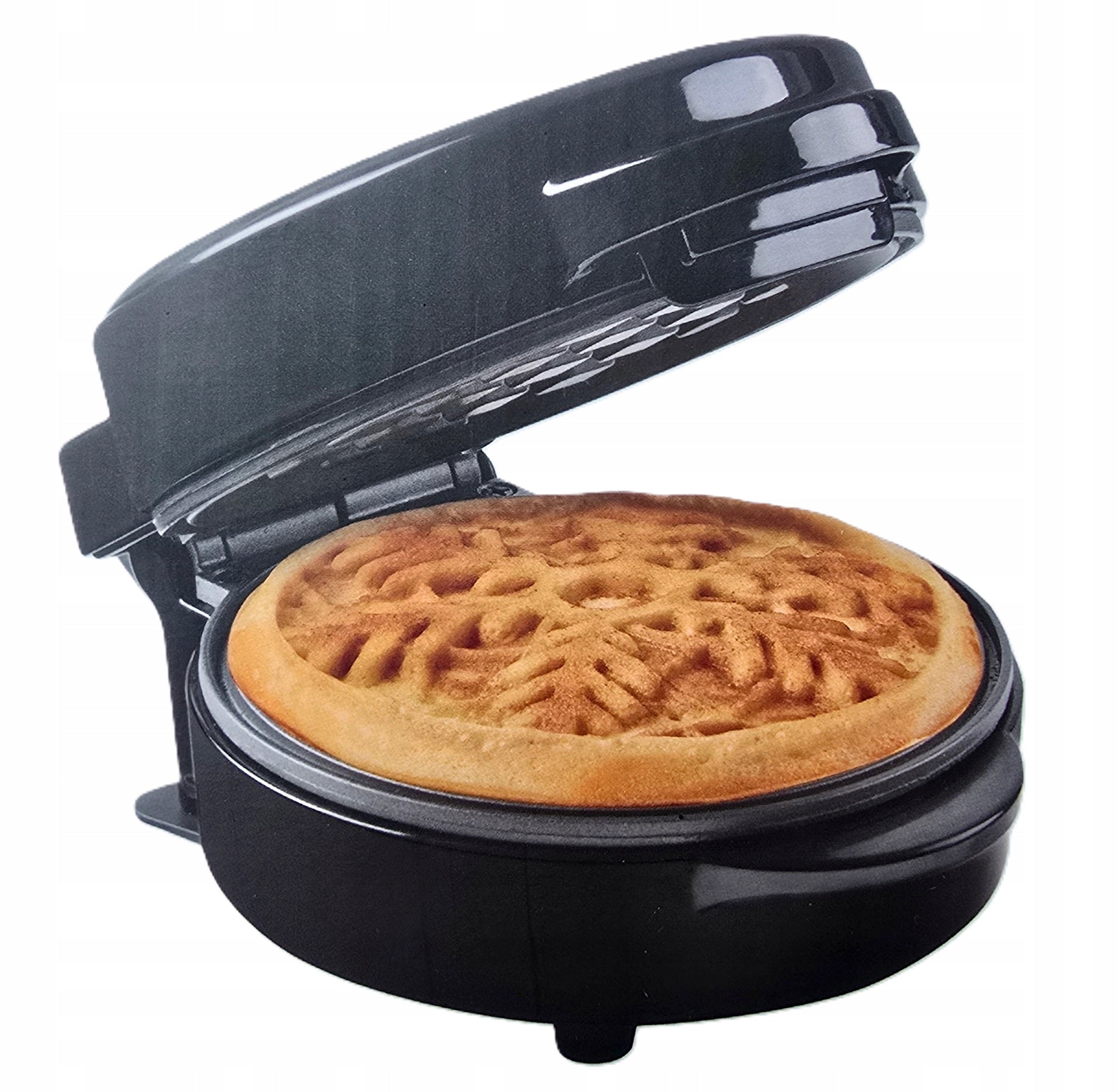 WAFFLE IRON BESTRON SNOWFLAKE 18064K 550 W black