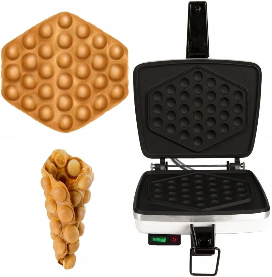 WAFFLE IRON DEZAL BUBBLE MINI 1300W RED + FREEBIES!!!