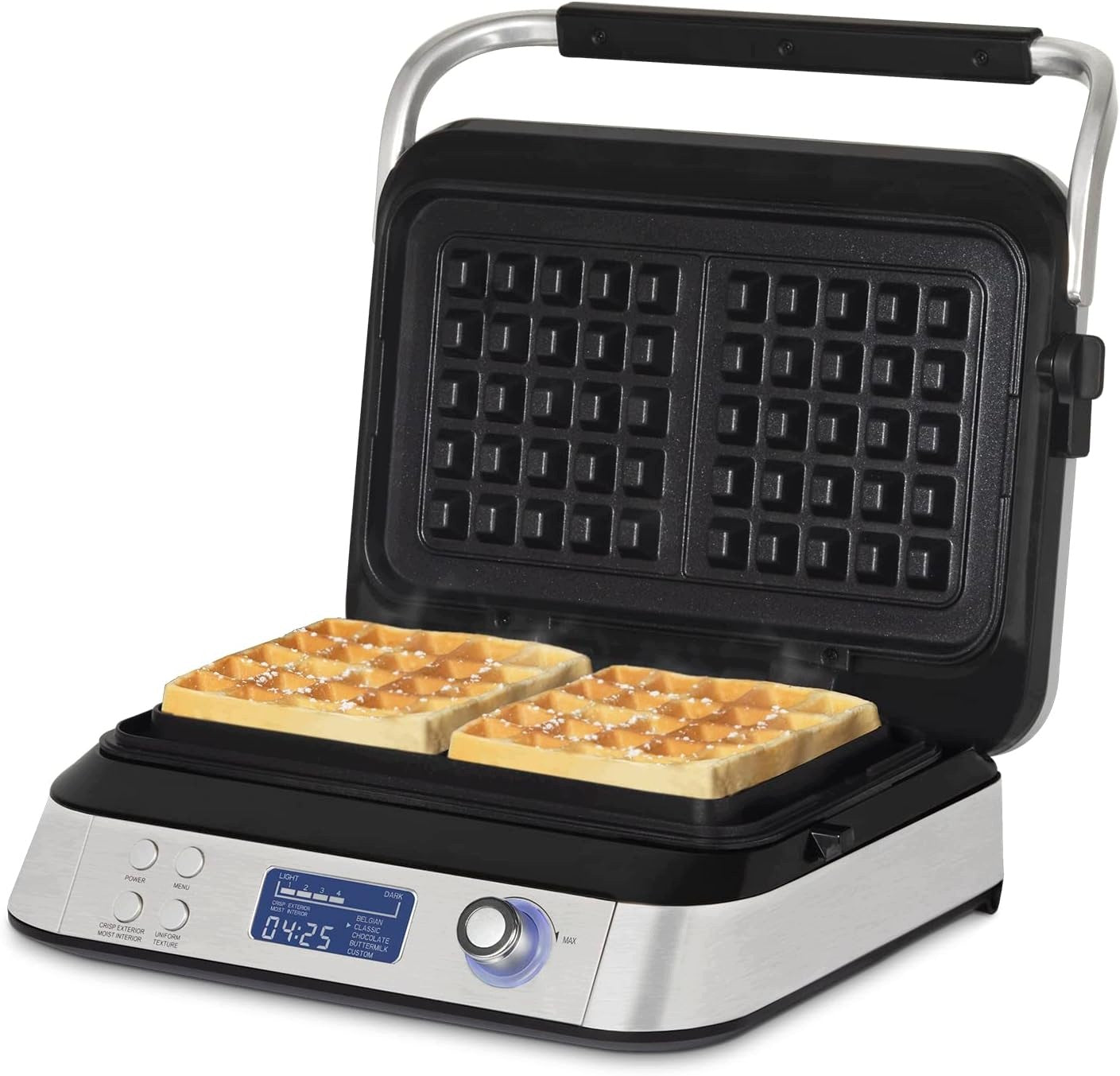 WAFFLE IRON H.KOENIG GFX800 1600W 7 LEVELS OF TOASTING GUTTER TEGEN FLOW