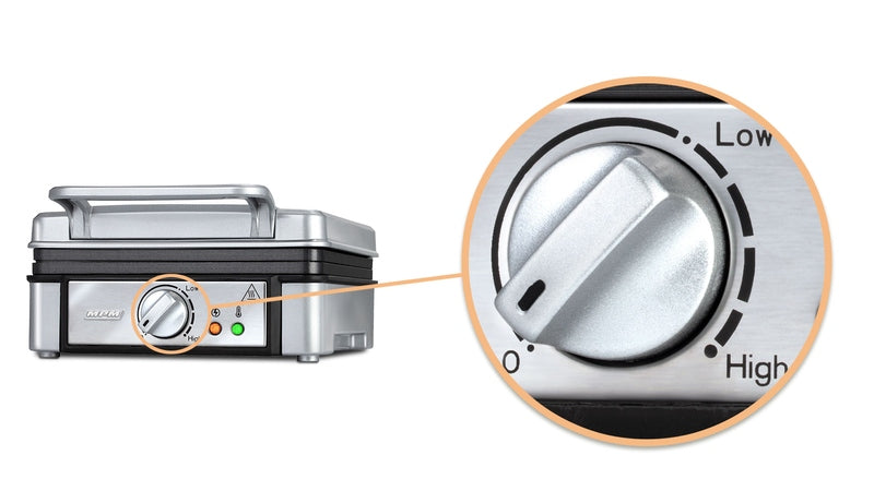 WAFFLE IRON MPM MGO-13 HIGH POWER 1400W 2 NON-STICK WAFFLES Packaging status original