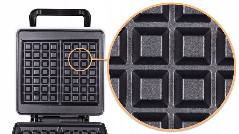 WAFFLE IRON MPM MGO-13 HIGH POWER 1400W 2 NON-STICK WAFFLES Power rating 1400 W