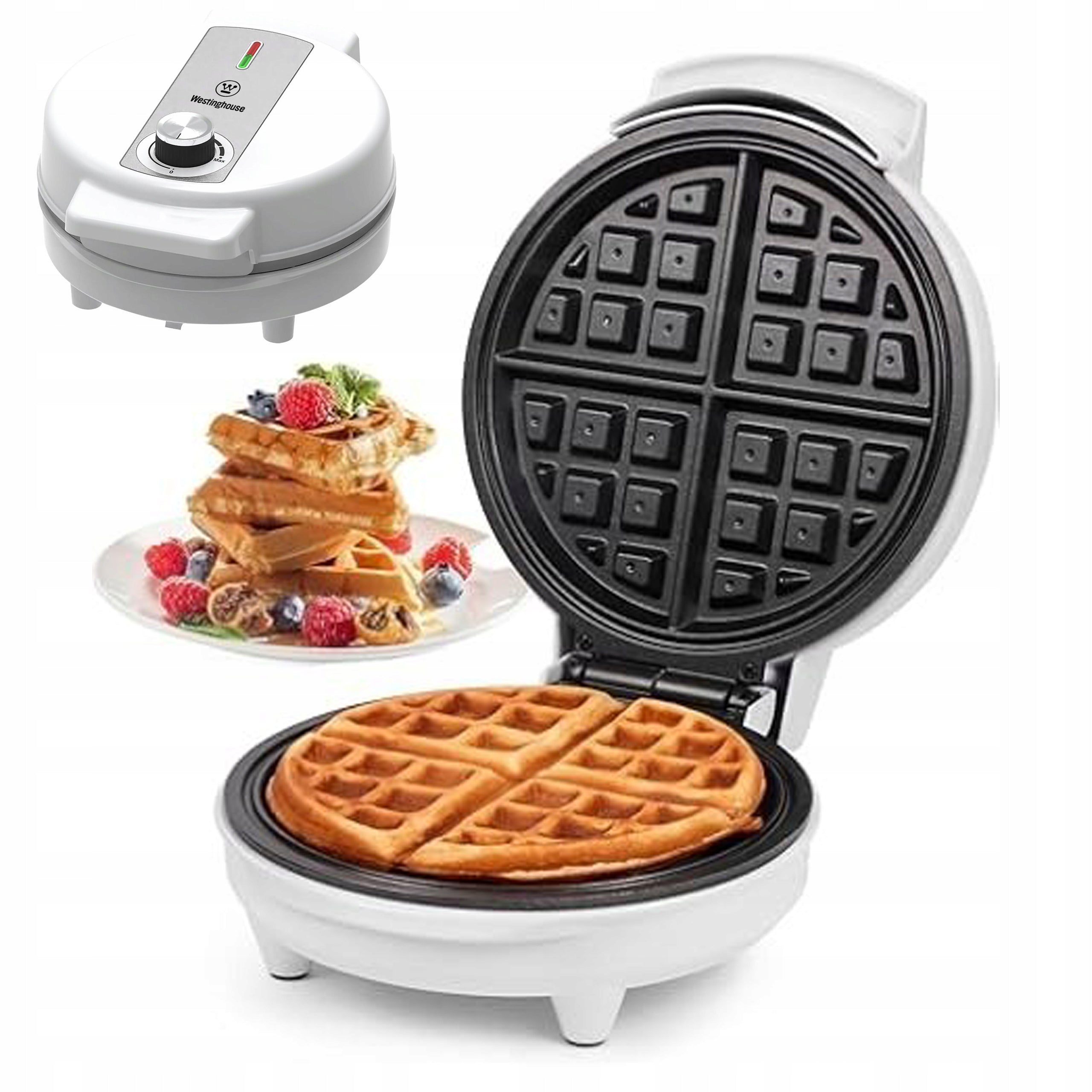 WAFFLE IRON WESTINGHOUSE WKWMSL402 1000W TEMPERATURE CONTROL