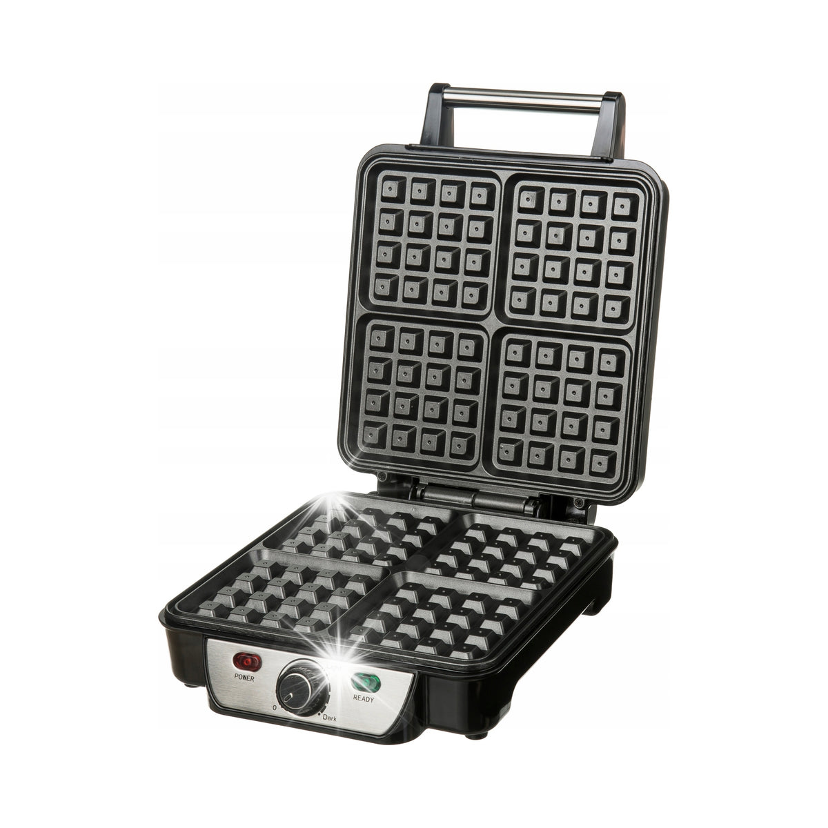 WAFFLE MAKER 1500W ADJUSTABLE 4 WAFFLE THERMOSTAT CAMRY