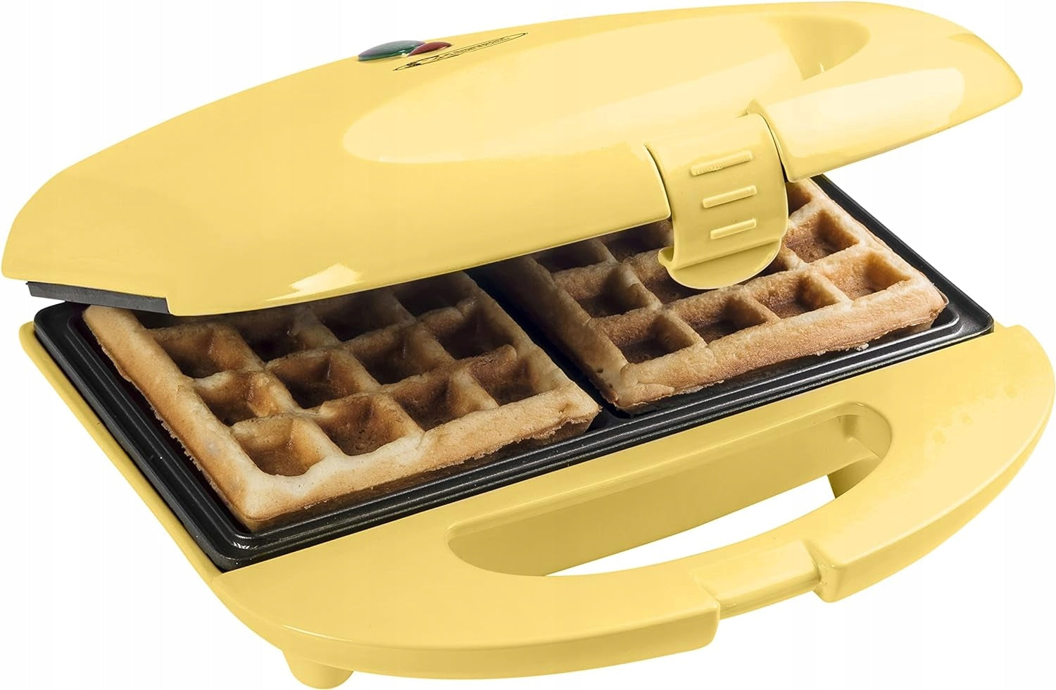 WAFFLE MAKER 2 BELGIAN WAFFLES NONSTICK COATING 700W