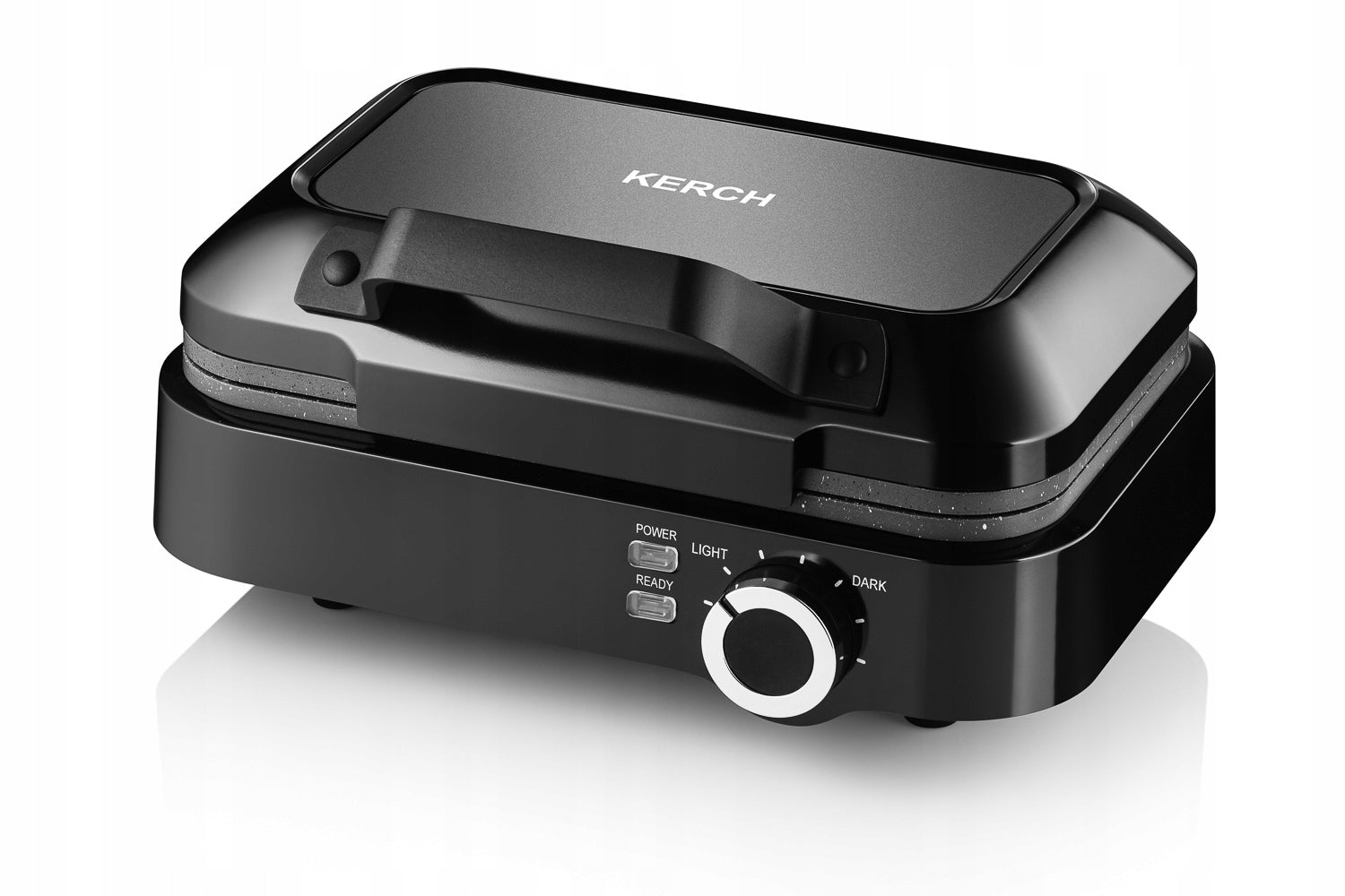 WAFFLE MAKER 2 CRISPY WAFFLES REGULATION KERCH SMART MARBLE COATING 2200W Brand Kerch