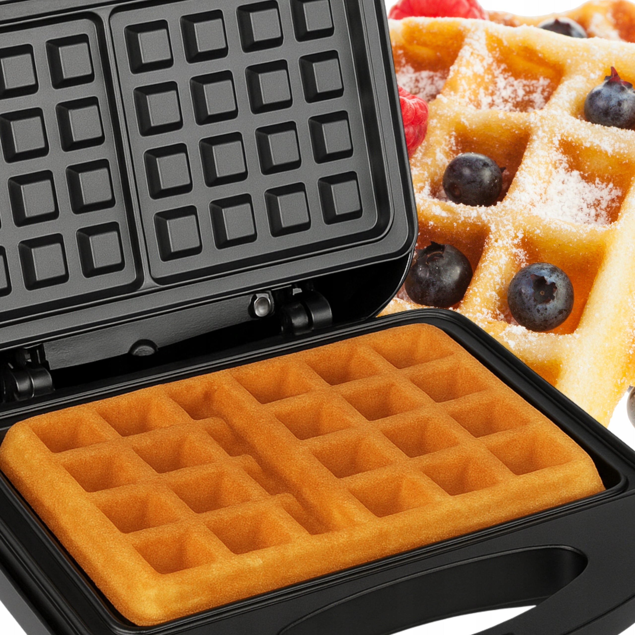 WAFFLE MAKER 2 WAFFLE TOASTER WAFFLE MAKER 1000W Power rating 1016.5 W