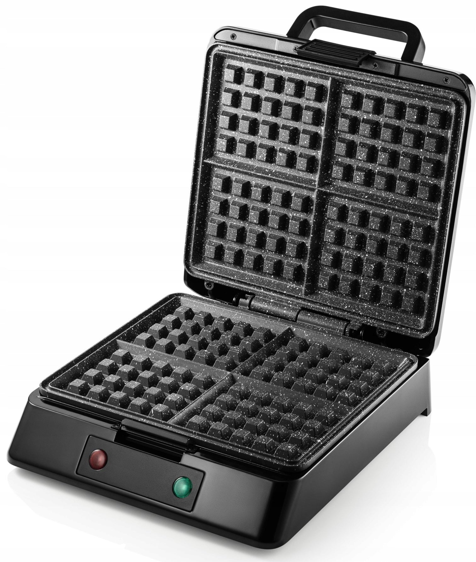 WAFFLE MAKER 4 CRISPY FAMILY WAFFLES KERCH PROFI MARBLED COATING STRONG Power rating 2200 W