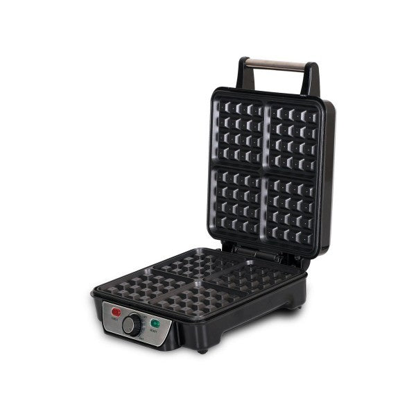 WAFFLE MAKER 4 CRISPY WAFFLE THERMOSTAT TEMPERATURE CONTROL STRONG 1500W Packaging status original
