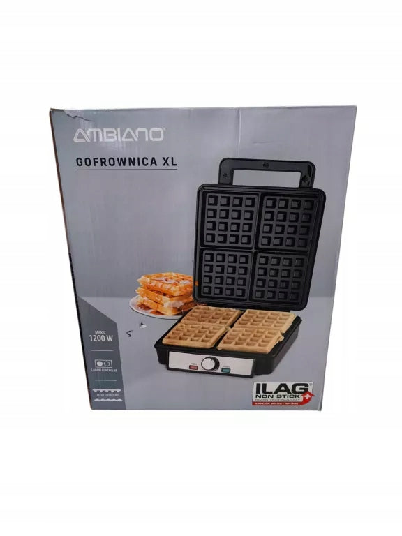 WAFFLE MAKER 4 CRISPY WAFFLES VERY HIGH POWER 1100W