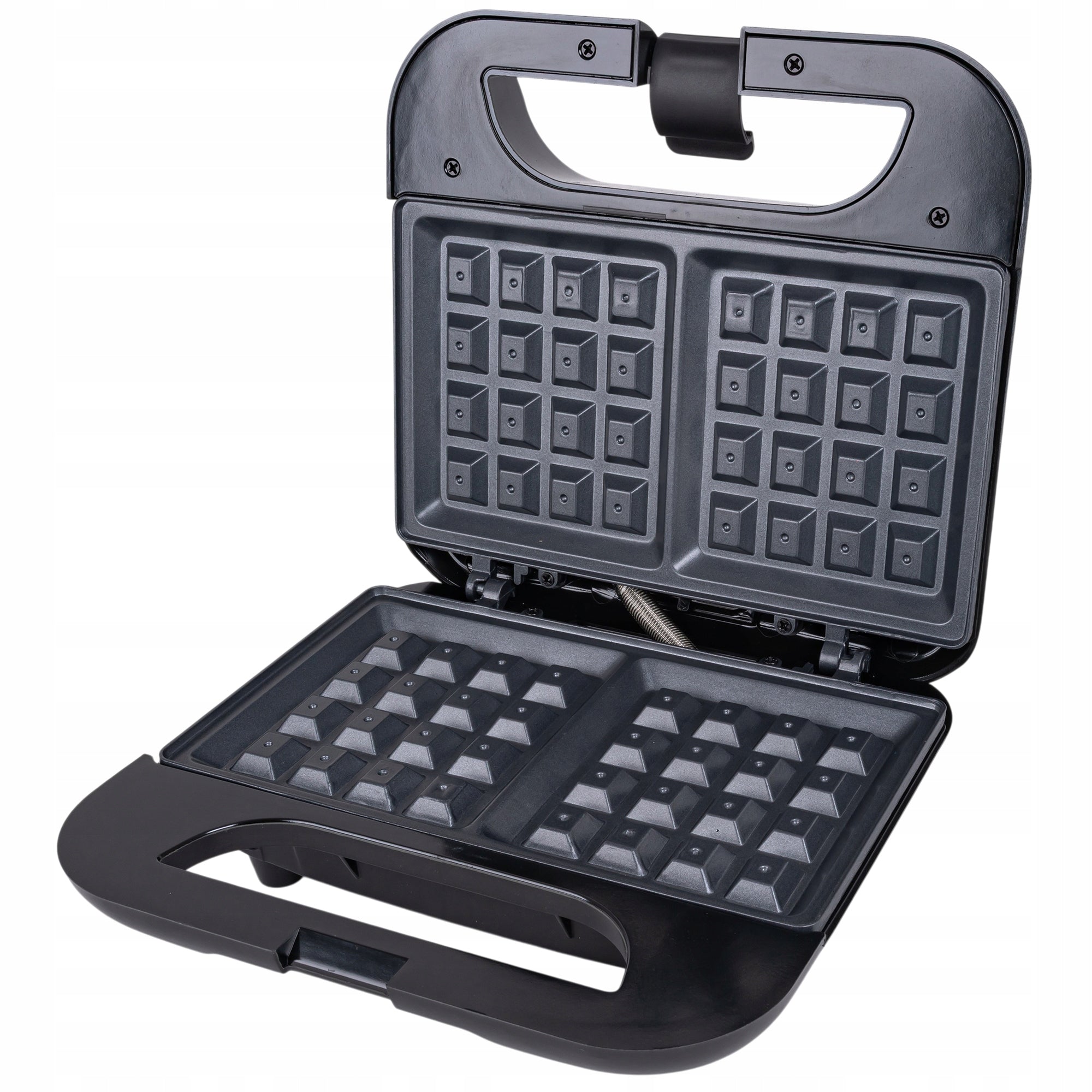 WAFFLE MAKER BLACK 2 WAFFLES CRISPY NON-STICK COATING Power rating 750 W