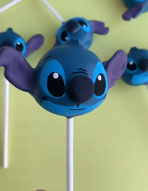 WAFFLE MAKER FOR CHILDREN LILO AND STITCH CAKE POP maker stitch sticks 25pcs Power rating 850 W