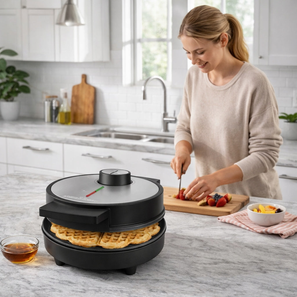 WAFFLE MAKER HEART 5 WAFFLES FOR WAFFLES 1200W HEART Packaging status original