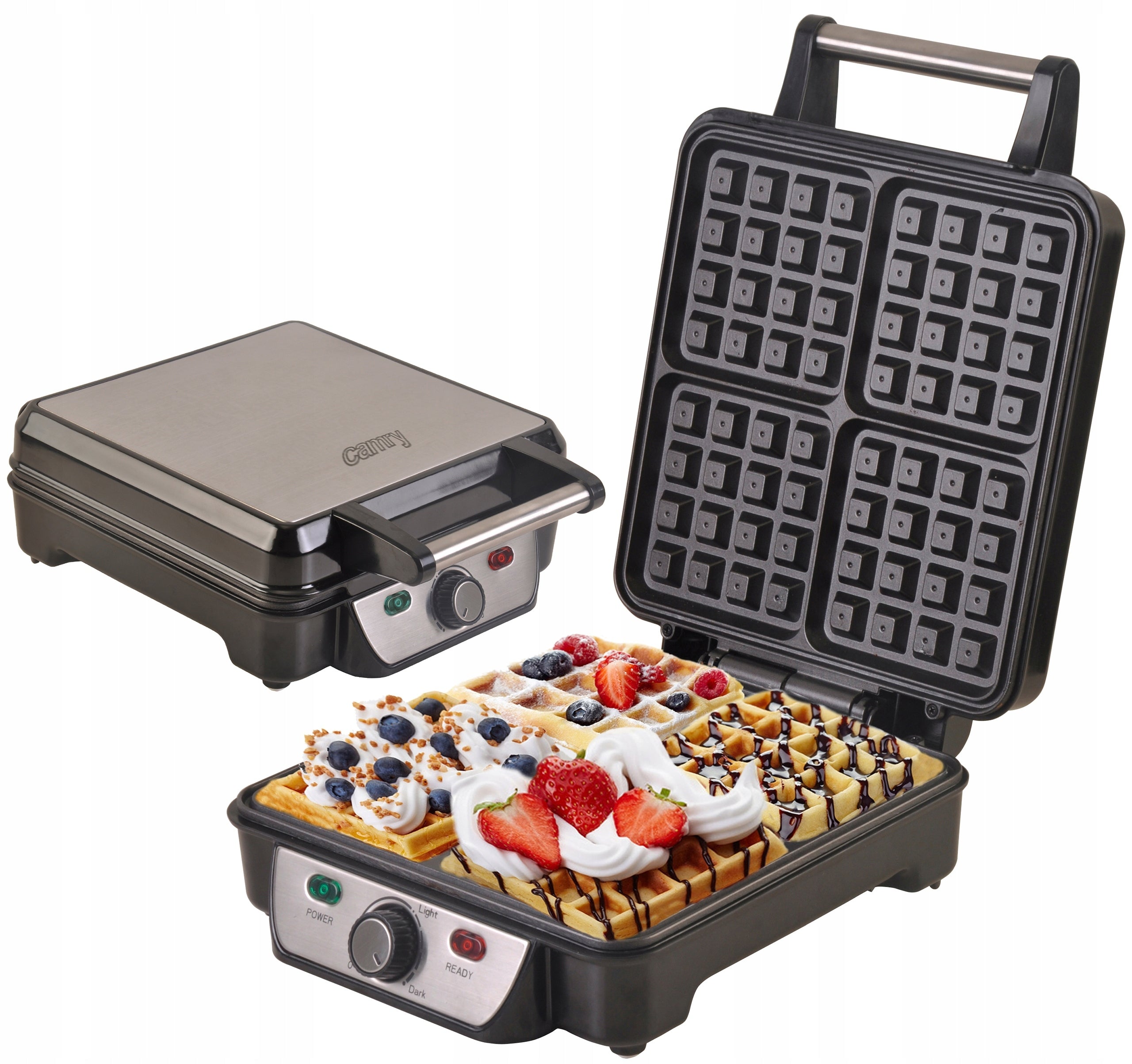 WAFFLE MAKER HIGH POWER 1500W 4 CRISPY WAFFLES XXXL Brand no brand