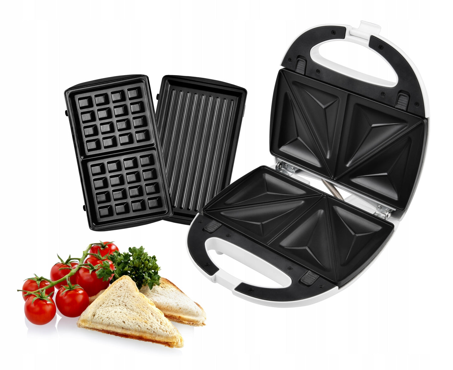 WAFFLE MAKER SANDWICH TOASTER GRILL TOASTER 3IN1 EAN (GTIN) 8594007606478