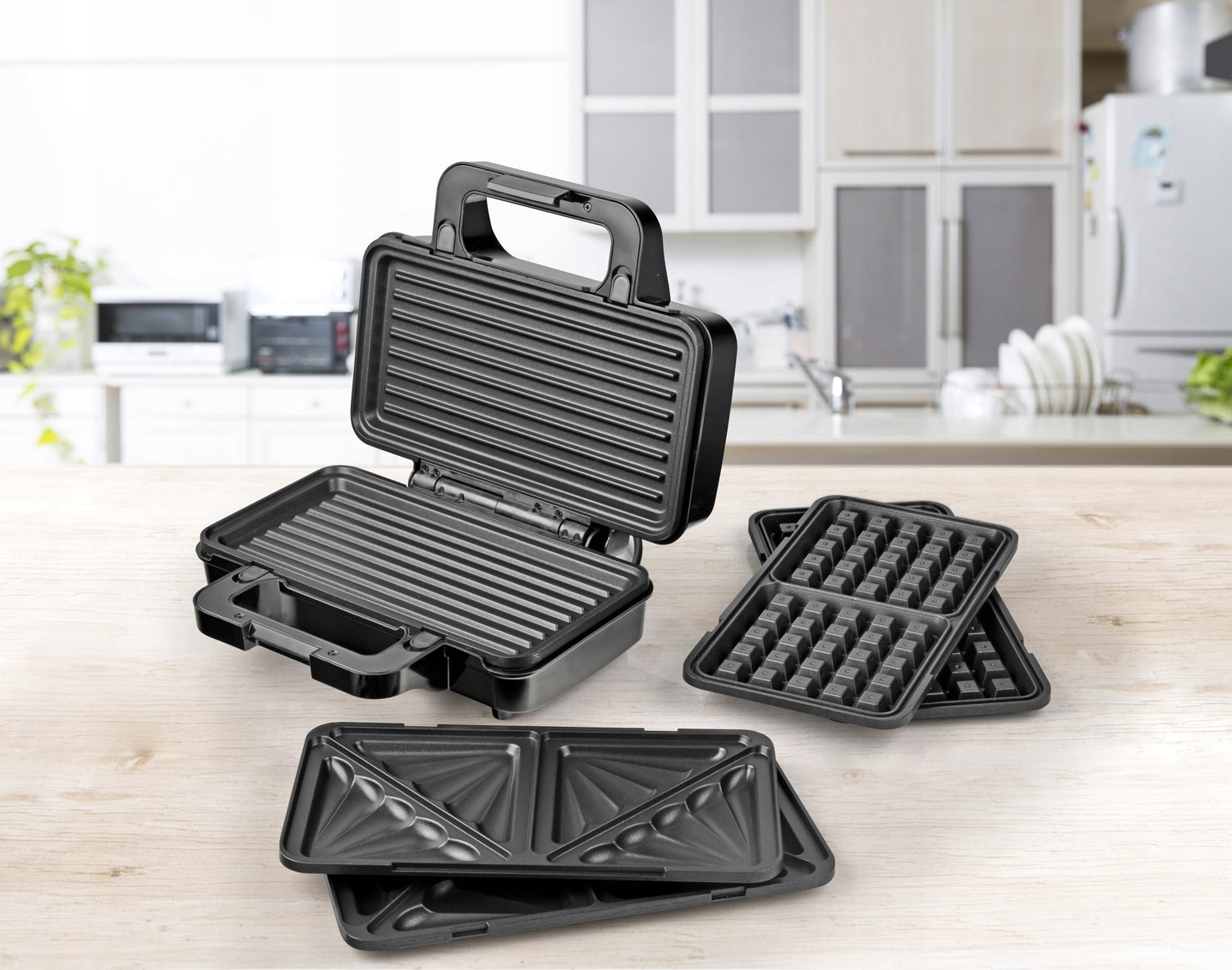 WAFFLE MAKER TOASTER Lund black 900 W Brand Lund