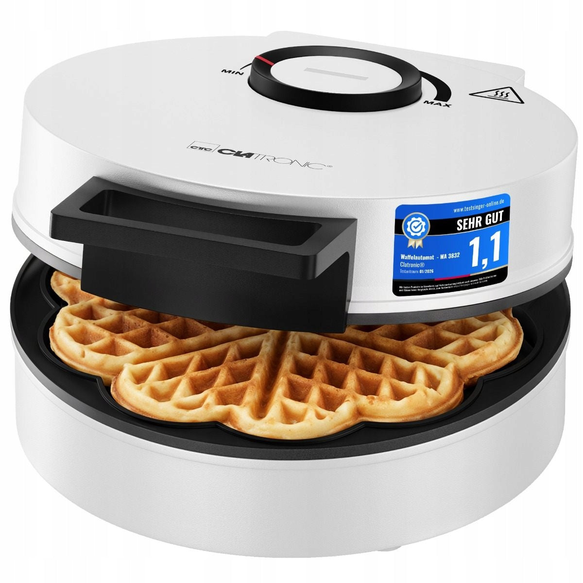 WAFFLE MAKER WAFER HEART 5 WAFFLES FOR WAFFLES 1200W HEART TOASTER