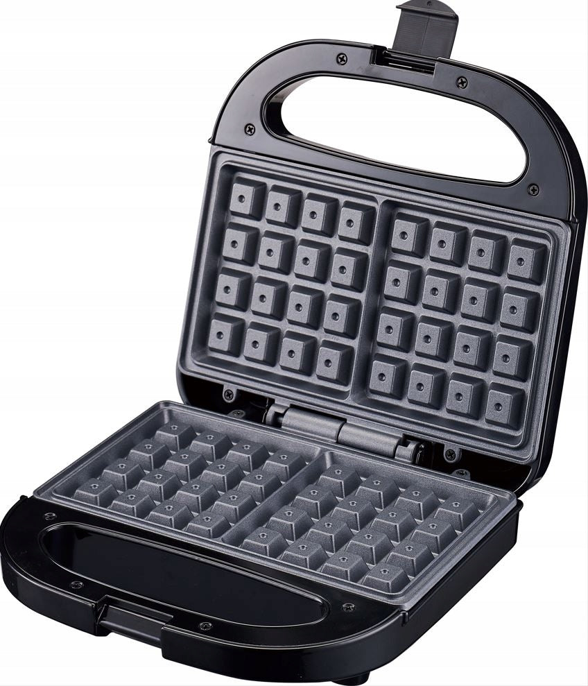 WAFFLE MAKER WITH NON-STICK COATING TOASTER PROGRESS 750 IN 22,2X9,5X22,1