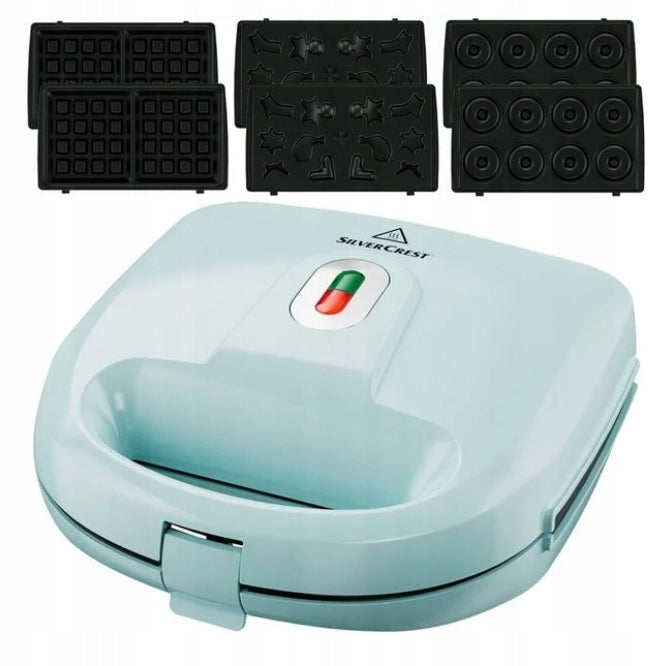 WAFFLE MAKER mini donuts cookies figurines BAKER Mint