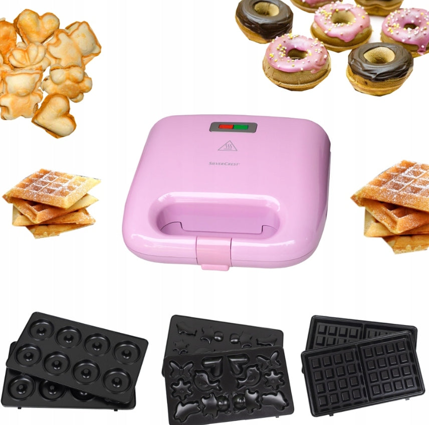 WAFFLE MAKER mini donuts cookies figurines BAKER