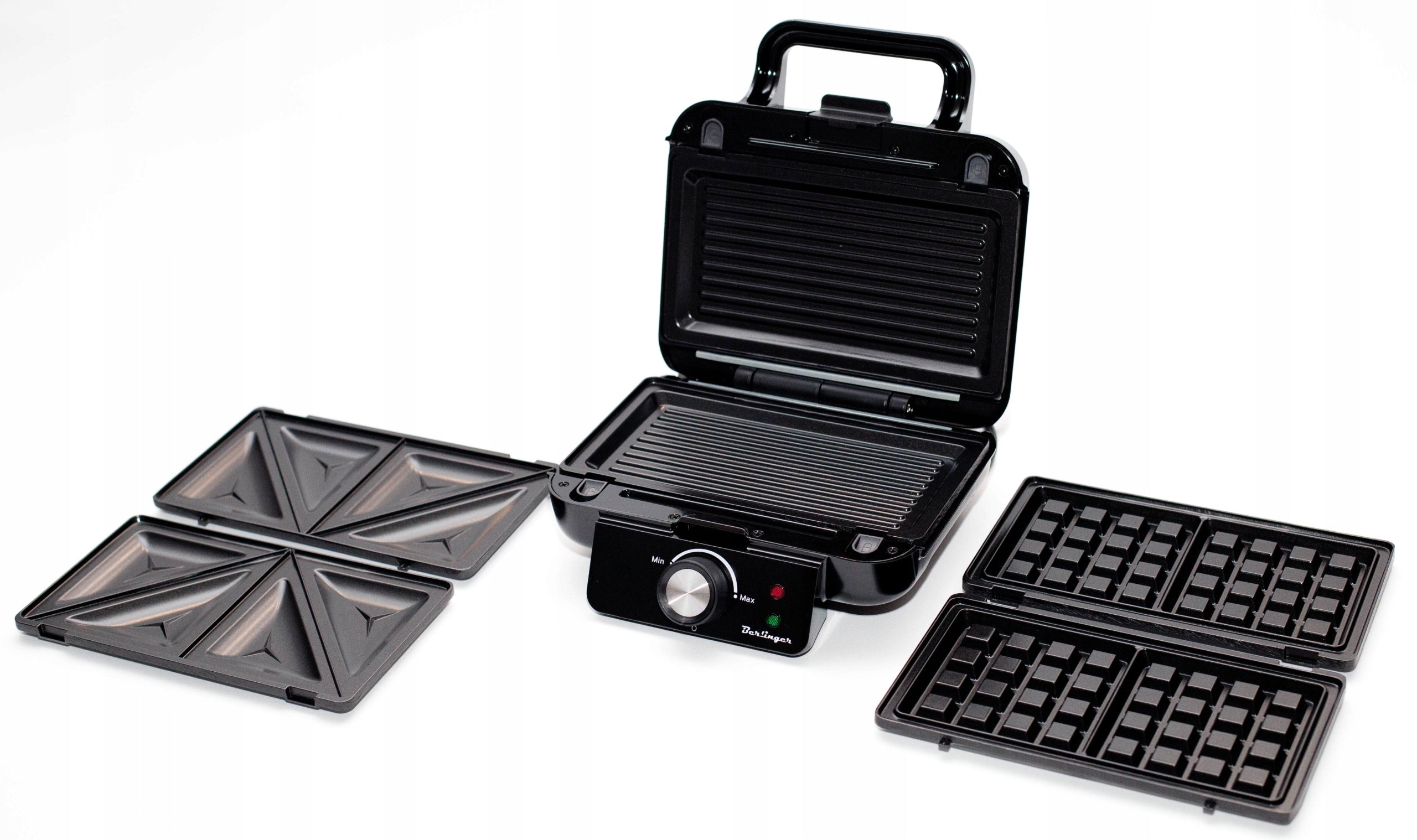 WAFFLE OVEN GRILL TOASTER 3 IN1 BERLINGER TEMPERATURE CONTROL STRONG Power rating 2050 W