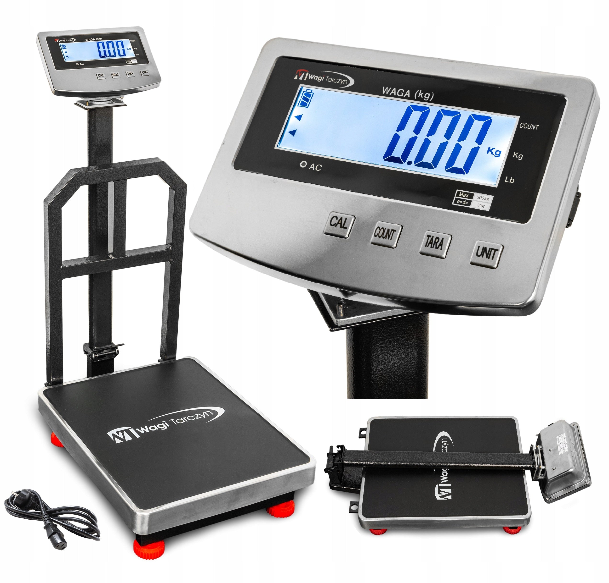 WAGI TARCZYN 300KG / 20g STORAGE SCALE ELECTRONIC PLATFORM STORE