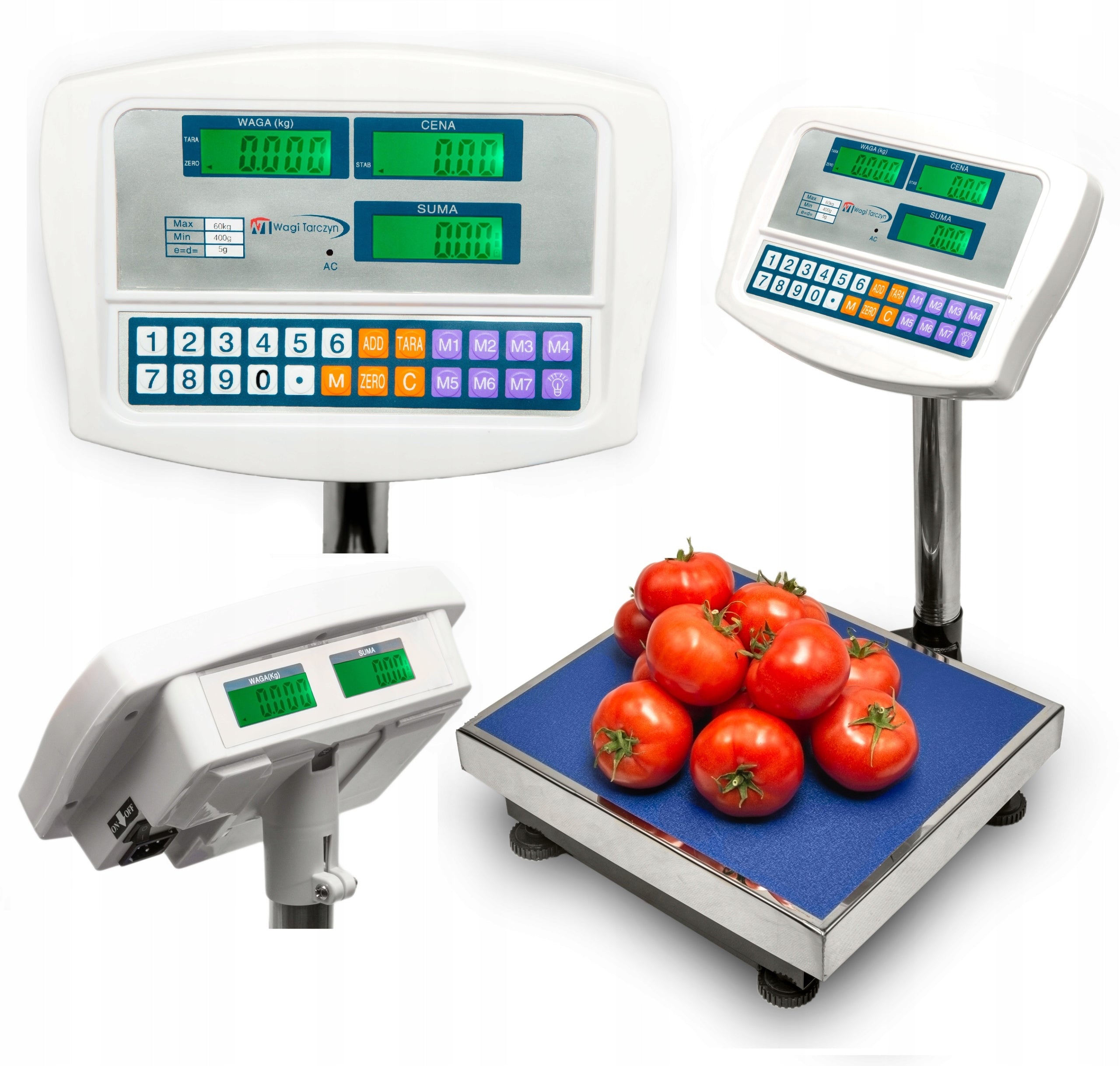 WAGI TARCZYN 60KG 5g STORAGE SCALE ELECTRONIC CATERING SHOP