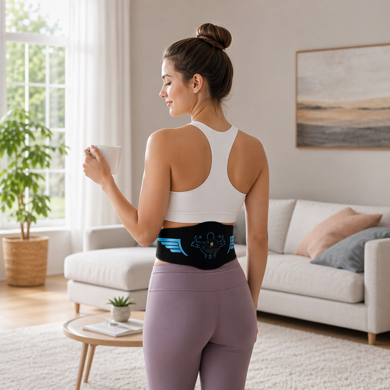 WAIST M5 slimming massage belt with TENS/EMS heating Waist circumference 70–150 cm