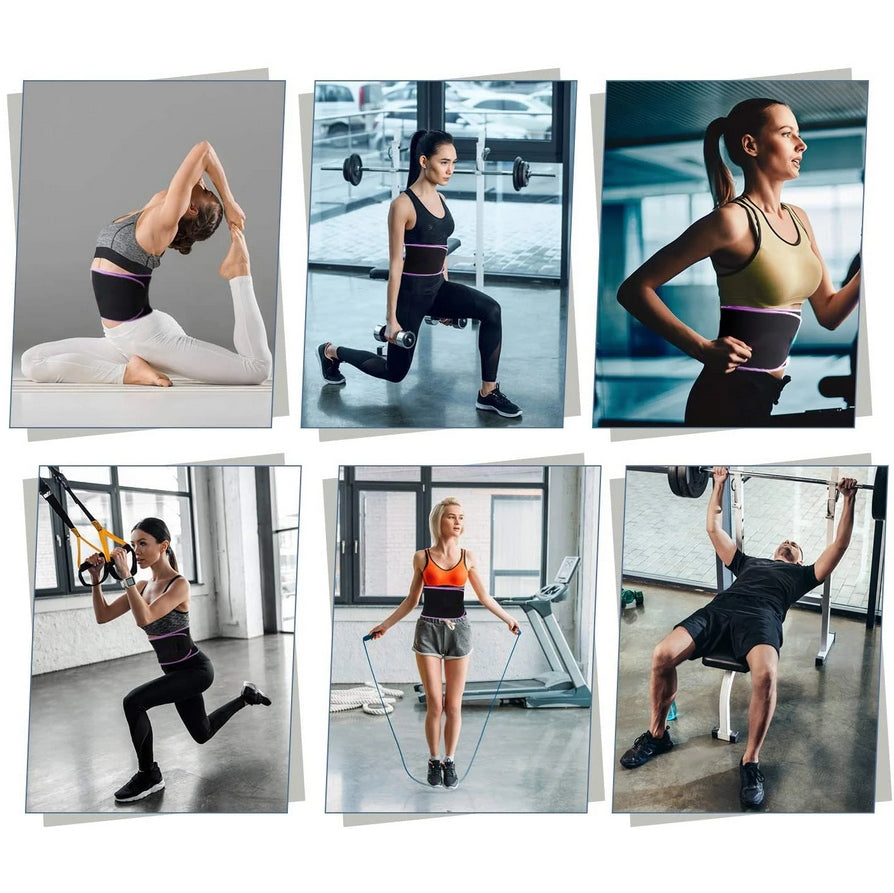 WAIST SLIMMING BELT SLIMMING BELLY FAT REDUCTION S Model ODCHUDZAJĄCY PAS WYSZCZUPLAJĄCY TALIĘ Z KIESZONKĄ