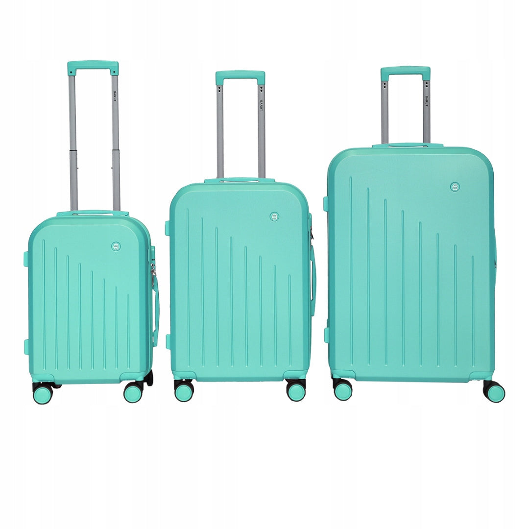 Reisekoffer-Set, 3-tlg., grün 