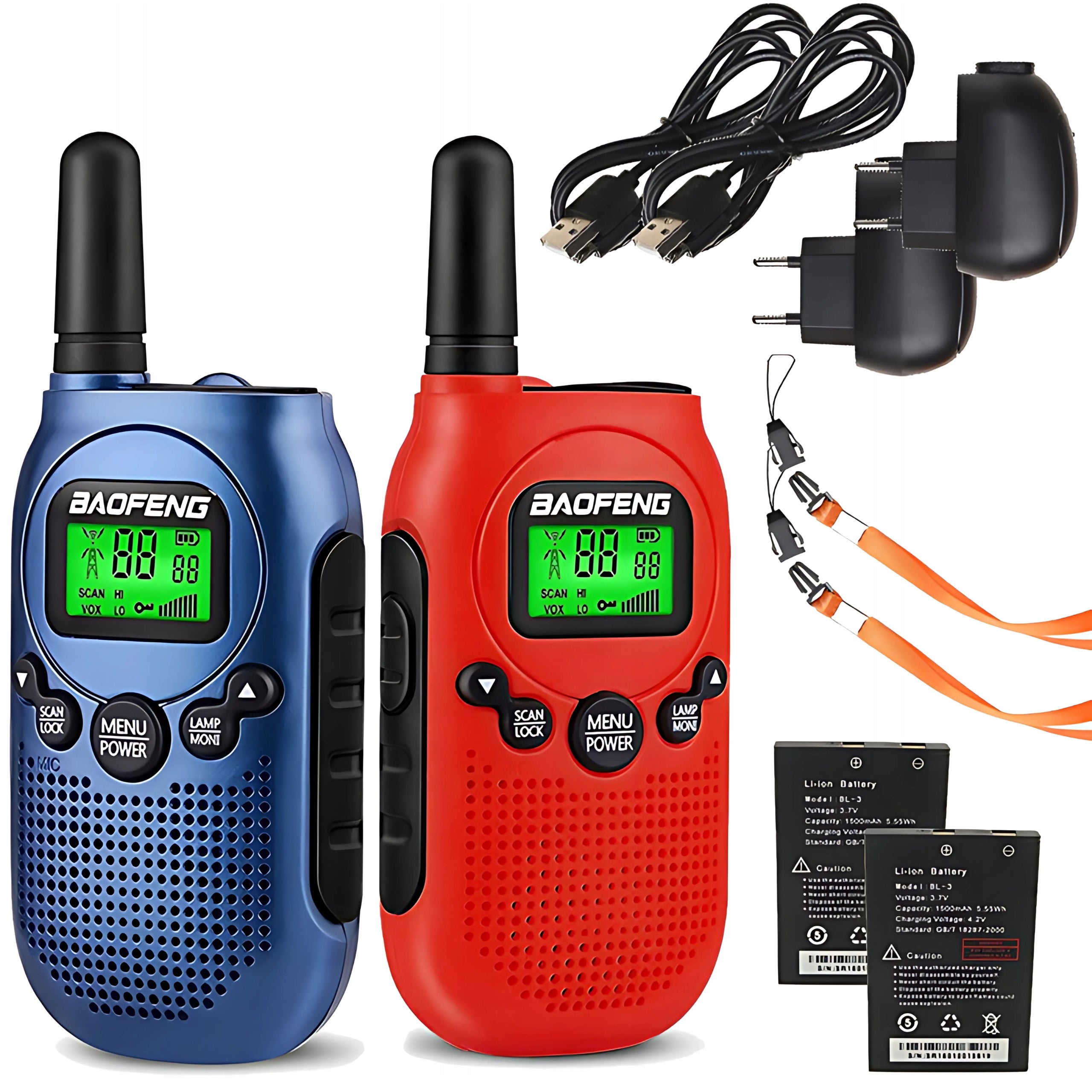 WALKIE TALKIE KIDS WALKIE-TALKIE WALKIE TALKIE PMR FLASHLIGHT USB VOX