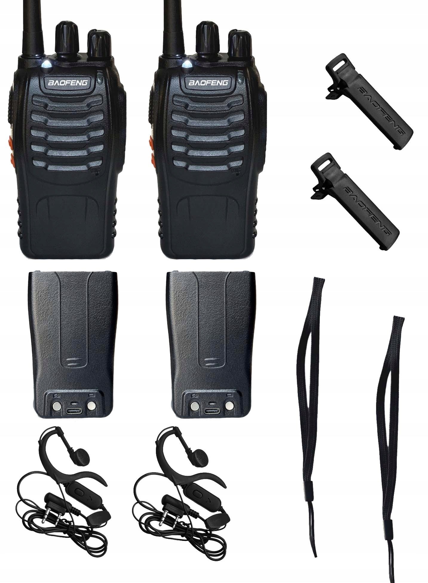 WALKIE-TALKIES BAOFENG BF-88E BF-888S PMR 2pcs USB-C CE CHARGING Manufacturer code Baofeng BF888S