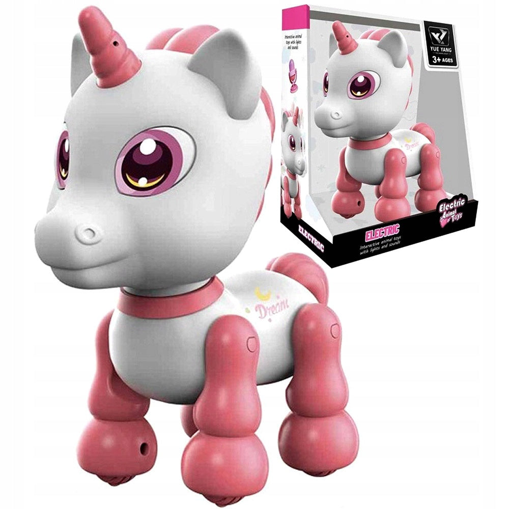 WALKING UNICORN ROBOT INTERACTIVE TOY FOR GIRL CHILDREN SAYS