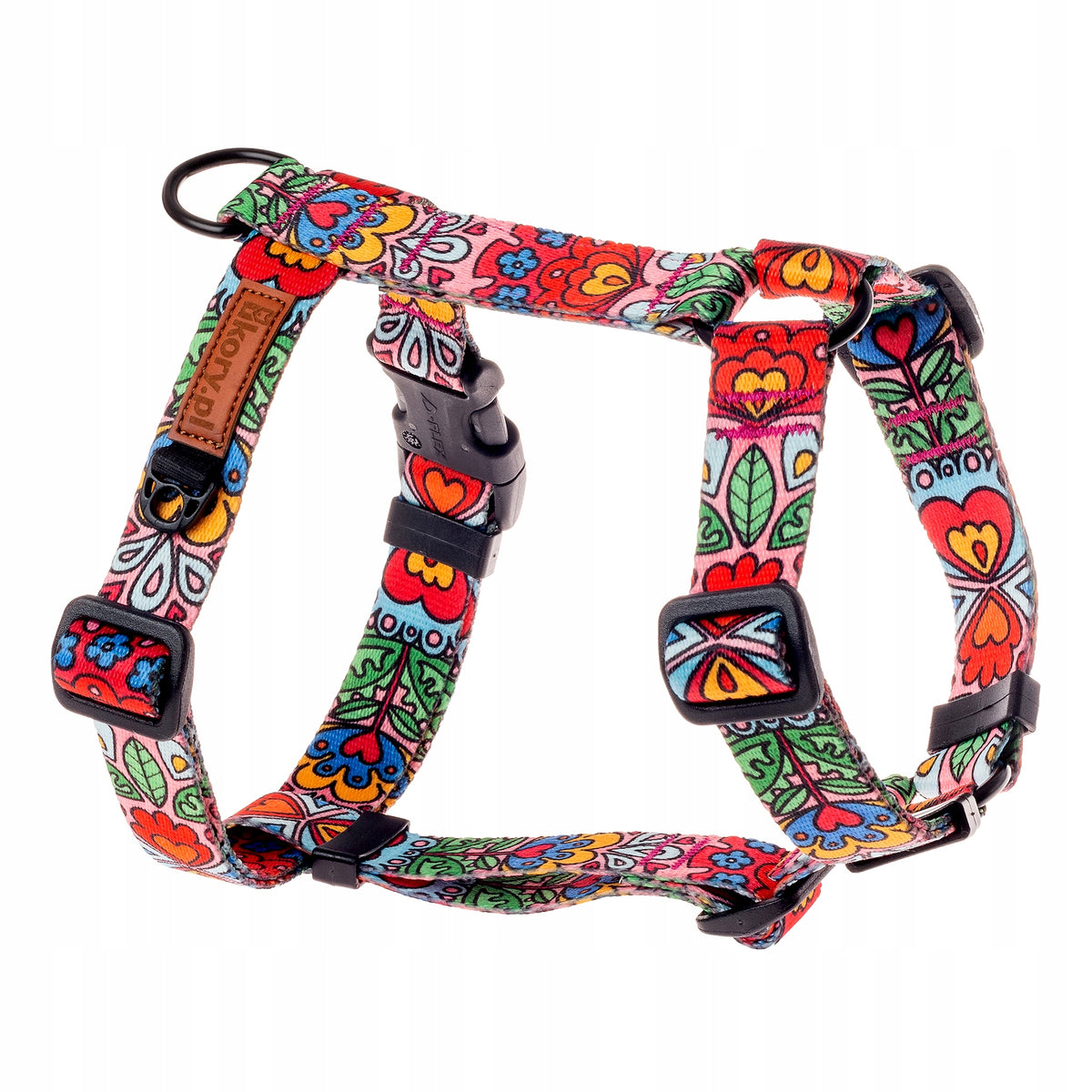 WALKING guard harness for small cat kitten Ukory PINK hearts