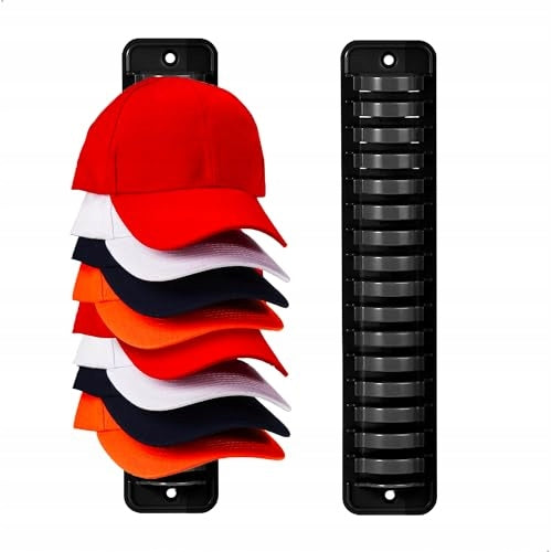 WALL CAP HANGER SELF ADHESIVE ORGANIZER 16 STEEL CAPS Brand no brand