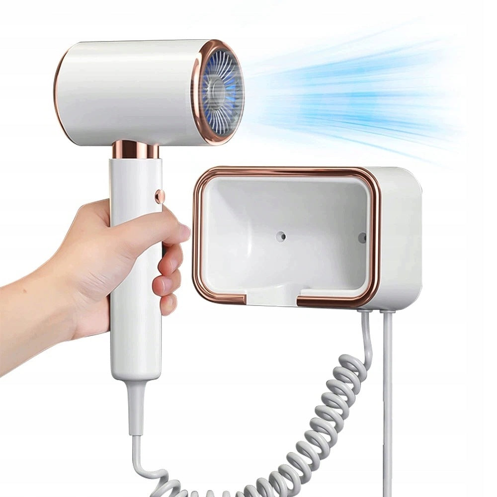 WALL HAIR DRYER 2000W QUIET OPERATION 3 STAGE HOTEL ADJUSTMENT