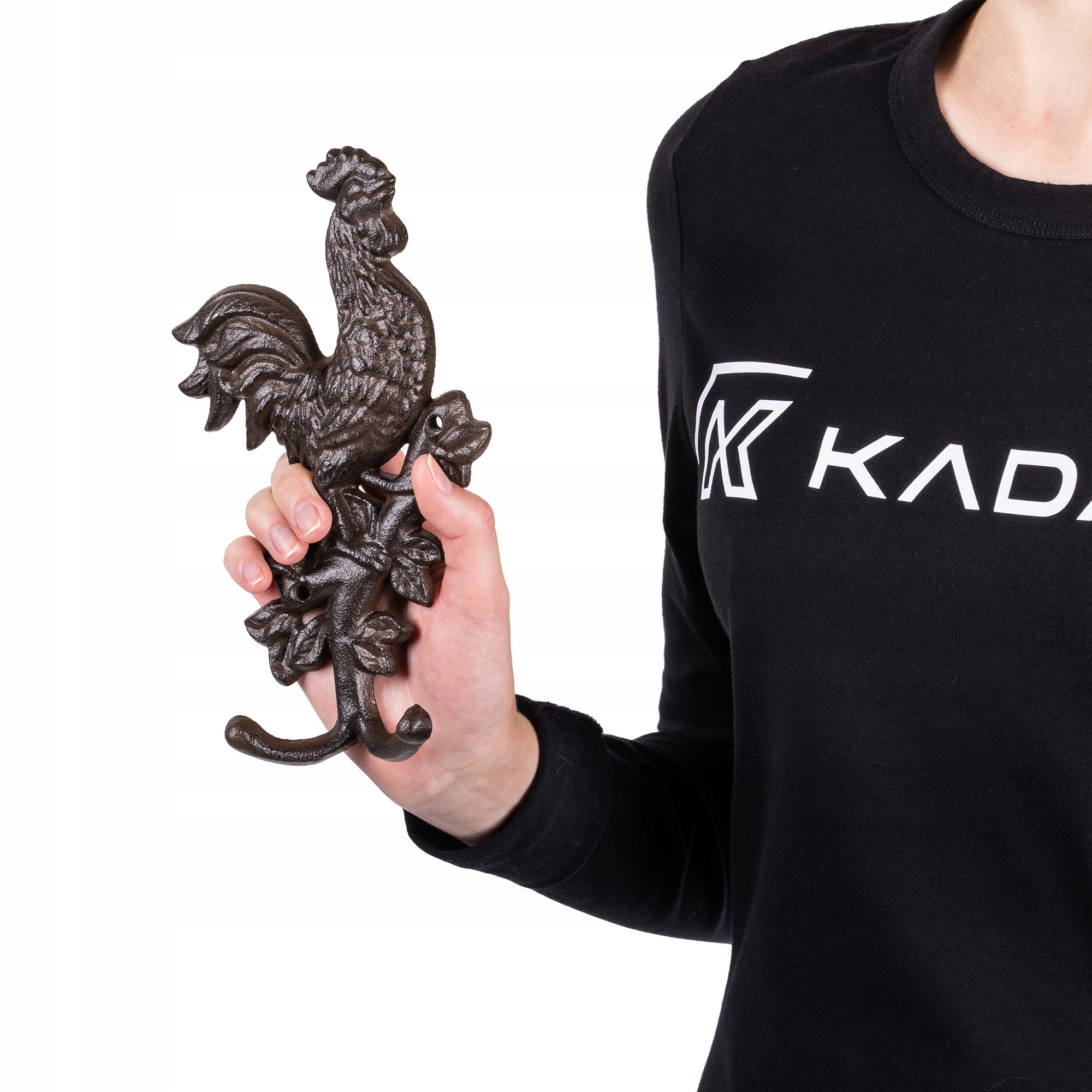 WALL HANGER CAST IRON HOOK ROOSTER DECORATIVE 2 VINTAGE HOOKS FOR WALL Manufacturer code K16569