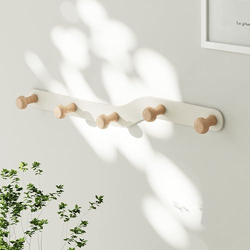 WALL HANGER FOR WOODEN CLOTHES WITHOUT DRILLING HOOKS 5 KG steel