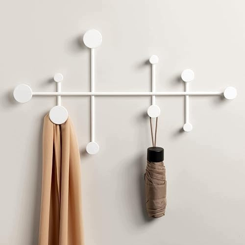 WALL HANGER MINIMALIST METAL SVAL 10 COAT HOOKS Brand no brand