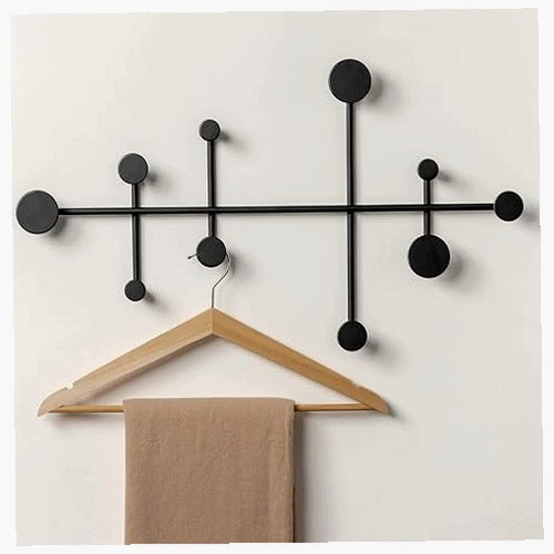 WALL HANGER MINIMALIST METAL SVAL 10 COAT HOOKS