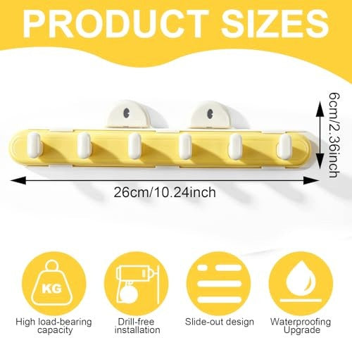 WALL HANGER PULL-OUT CLOTHES HOOKS SUCTION CUPS SMOOTH WALLS Manufacturer code SWC5908201168664