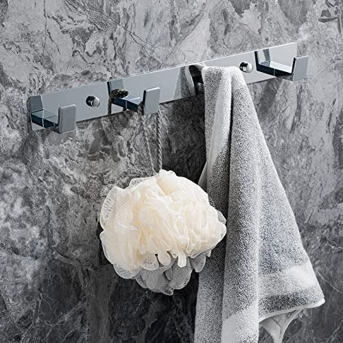 WALL HOOKS BLACK ALUMINUM FOR COAT TOWELS SET OF 4 PCS. Manufacturer code SWC5908151005736