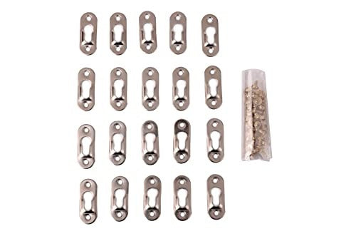 WALL HOOKS FOR PAINTINGS SET OF 20 PCS METAL SILVER FOR HOME METAL Brand no brand