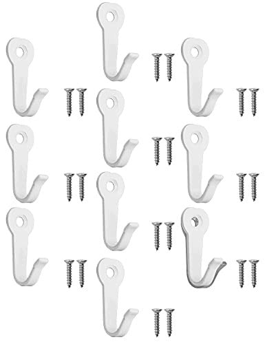 WALL HOOKS METAL VINTAGE SET OF 10 PCS SCREWS FOR PAINTINGS METAL Manufacturer code SWC5908201322530