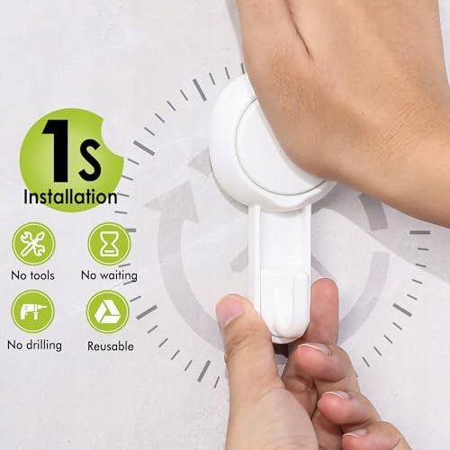 WALL HOOKS SELF ADHESIVE SILICONE FOR BATHROOM SET OF 6 PCS Silicone Manufacturer code Producent niezależny
